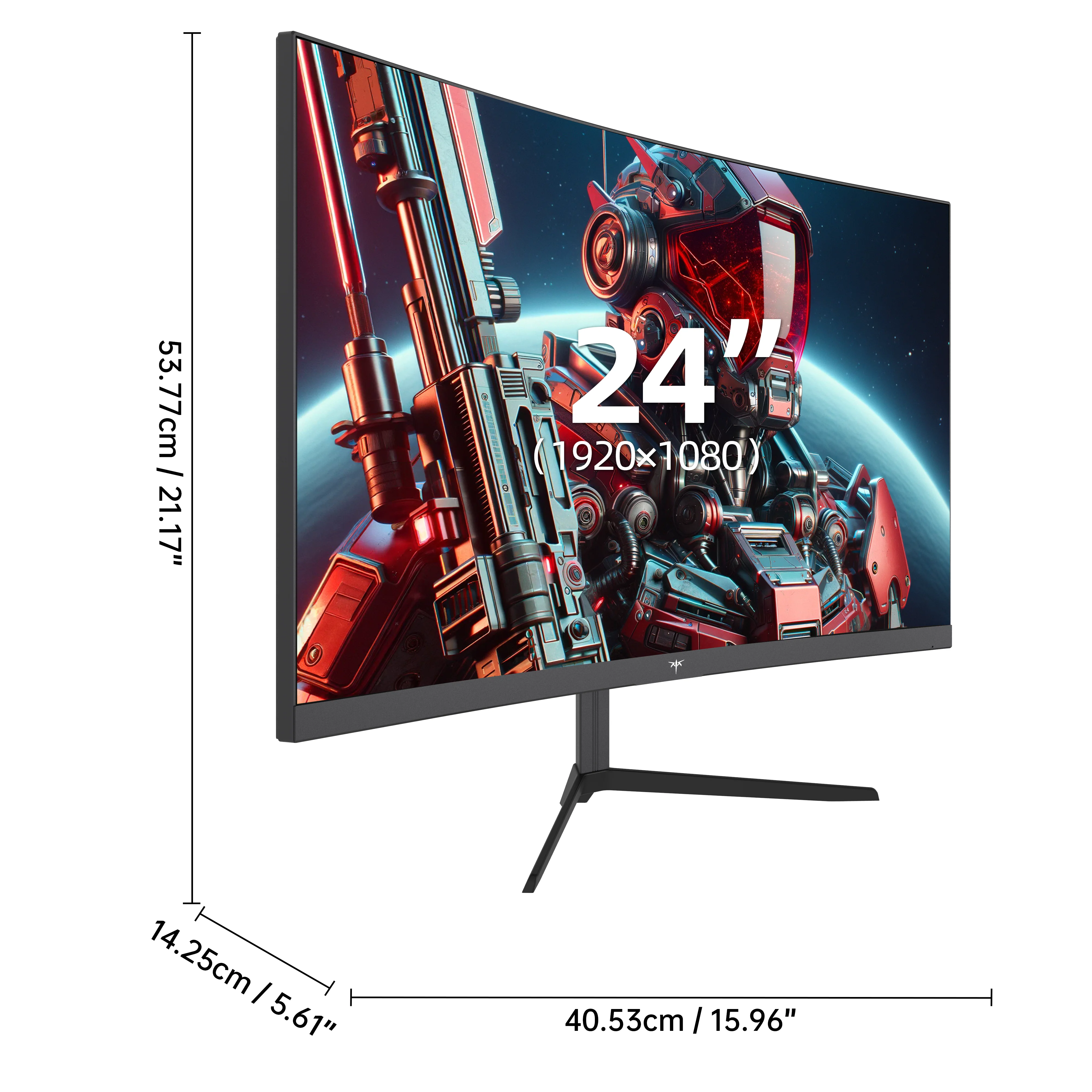 KTC 24" FHD 165Hz/180Hz 1500R Curved Gaming Monitor | H24S17 - Image 3