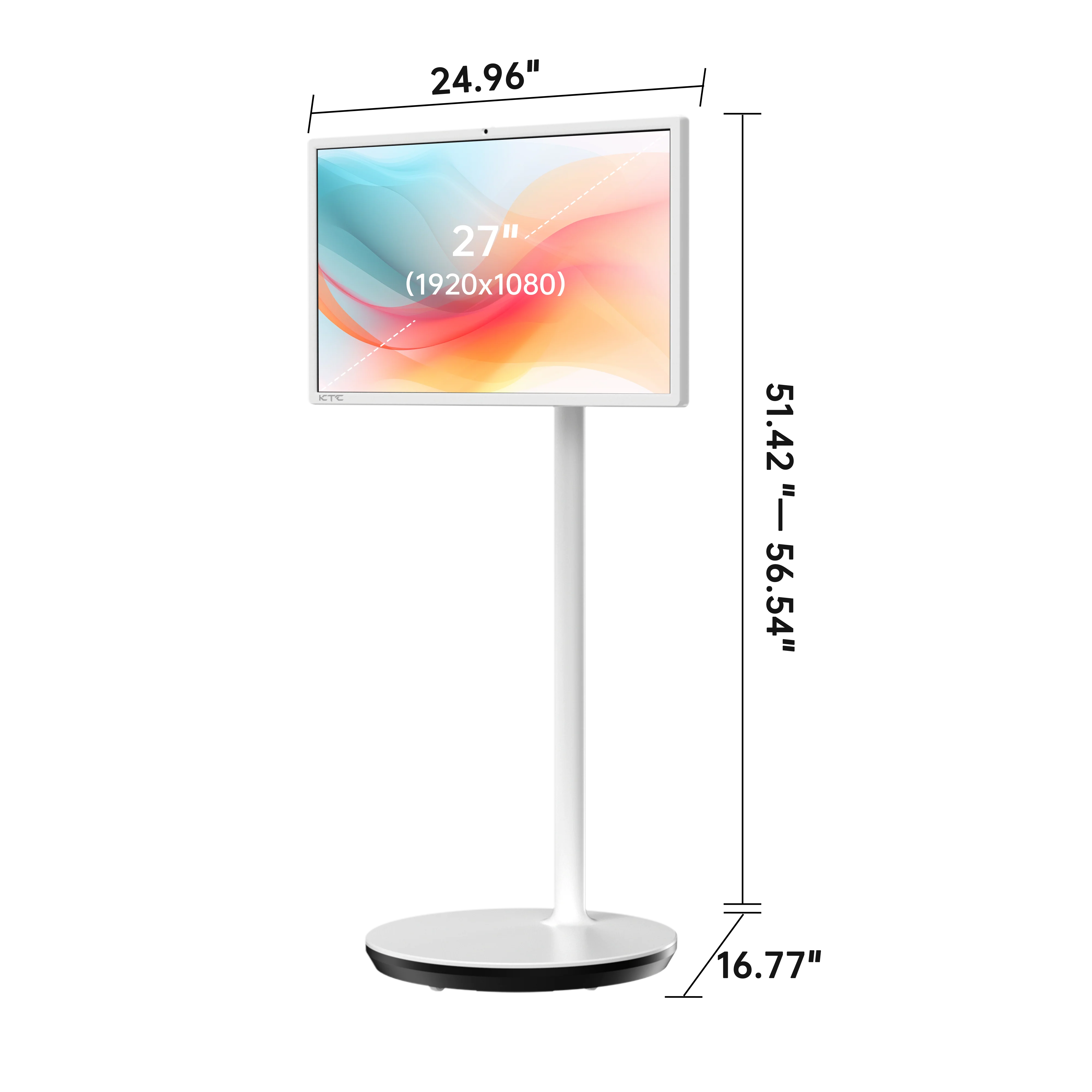 KTC MEGAPAD 27" FHD Android 14 Google EDLA Smart Touch Monitor with 9500mAh Battery - Image 11