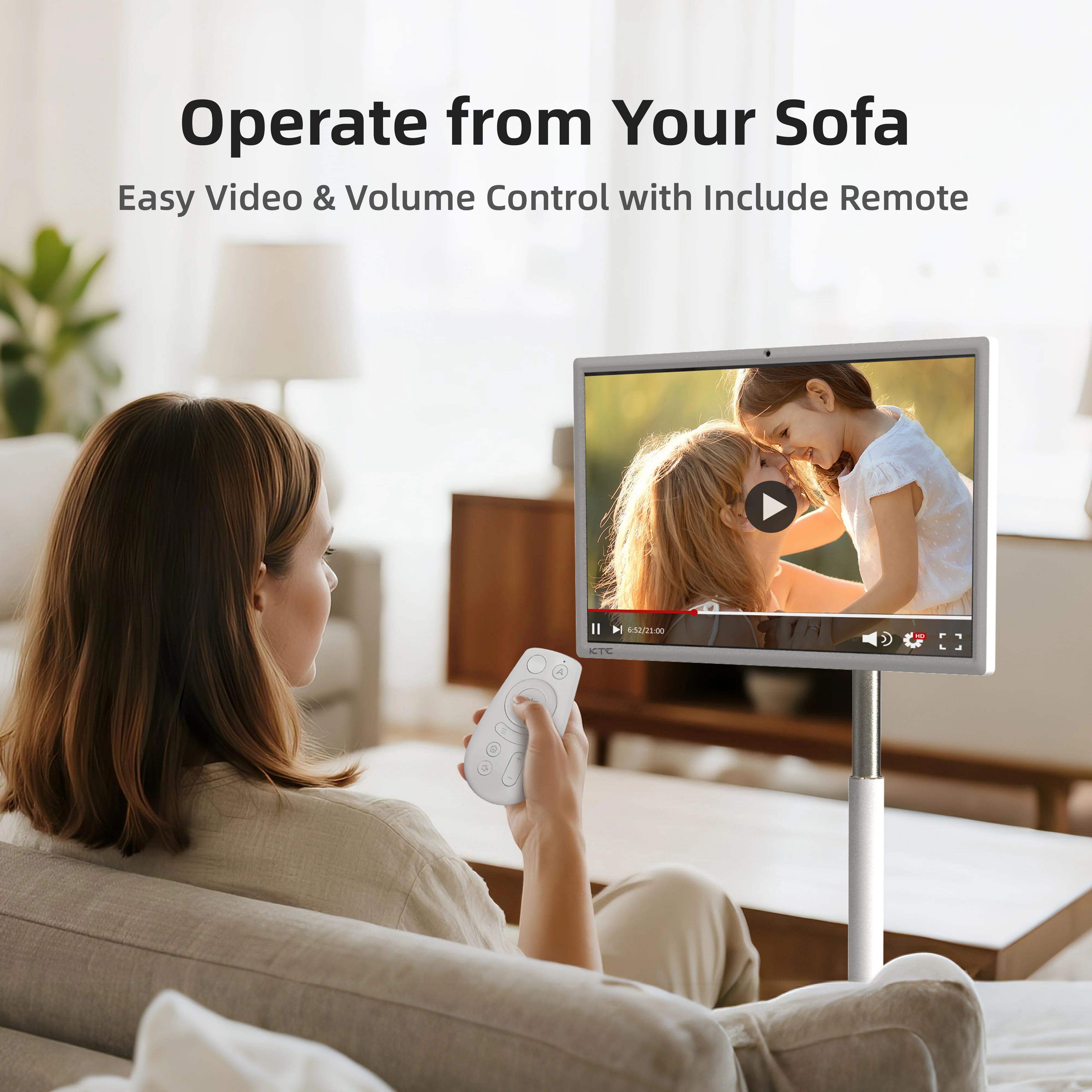KTC MEGAPAD 27" FHD Android 14 Google EDLA Smart Touch Monitor with 9500mAh Battery - Image 5