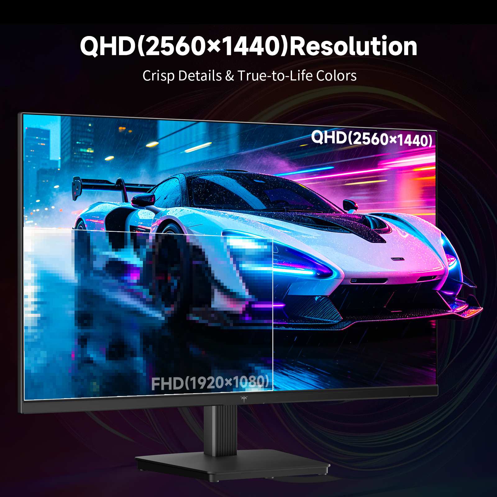 KTC 27" 2K 144Hz HVA High-contrast Gaming Monitor丨H27T27S - Image 3
