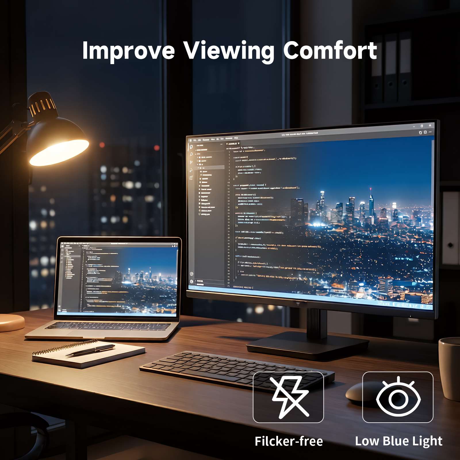 KTC 27" 2K 144Hz HVA High-contrast Gaming Monitor丨H27T27S - Image 4