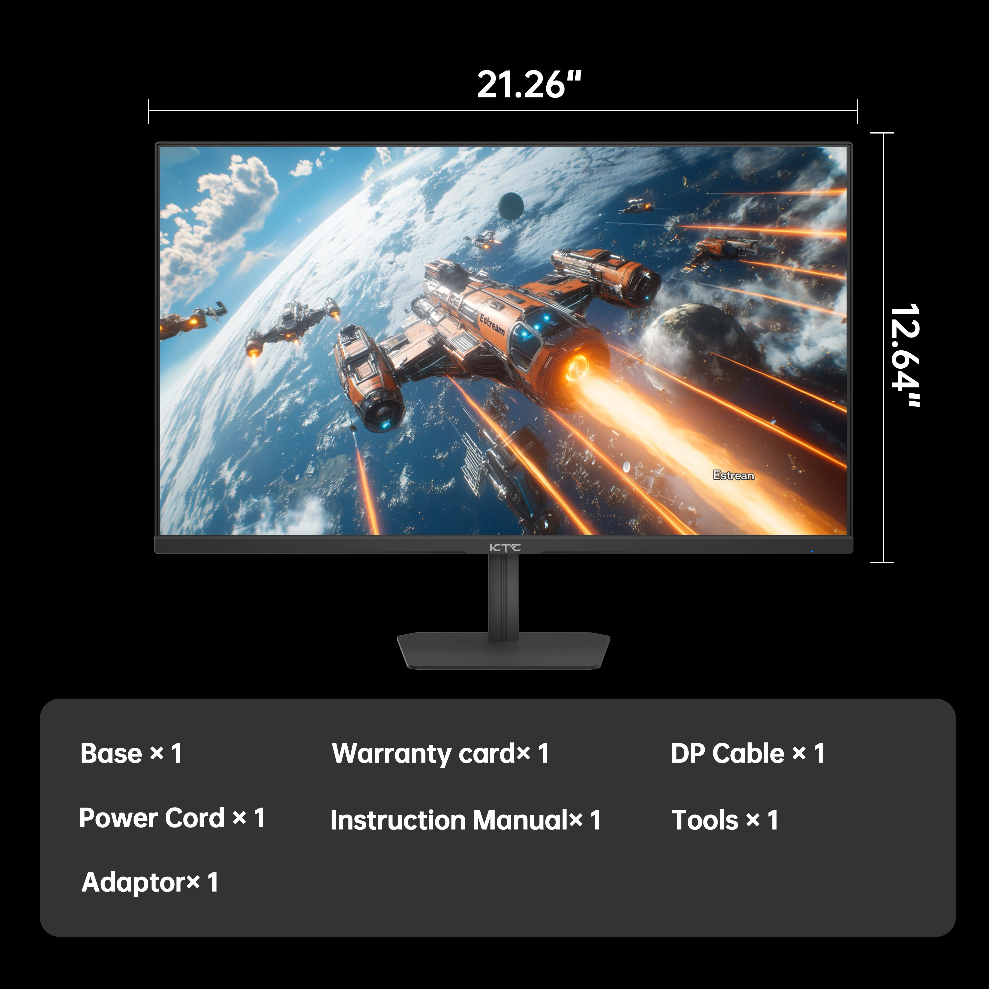 KTC 27" 2K 300Hz/1ms Gaming Vertical Monitor | H27E6 - Image 10