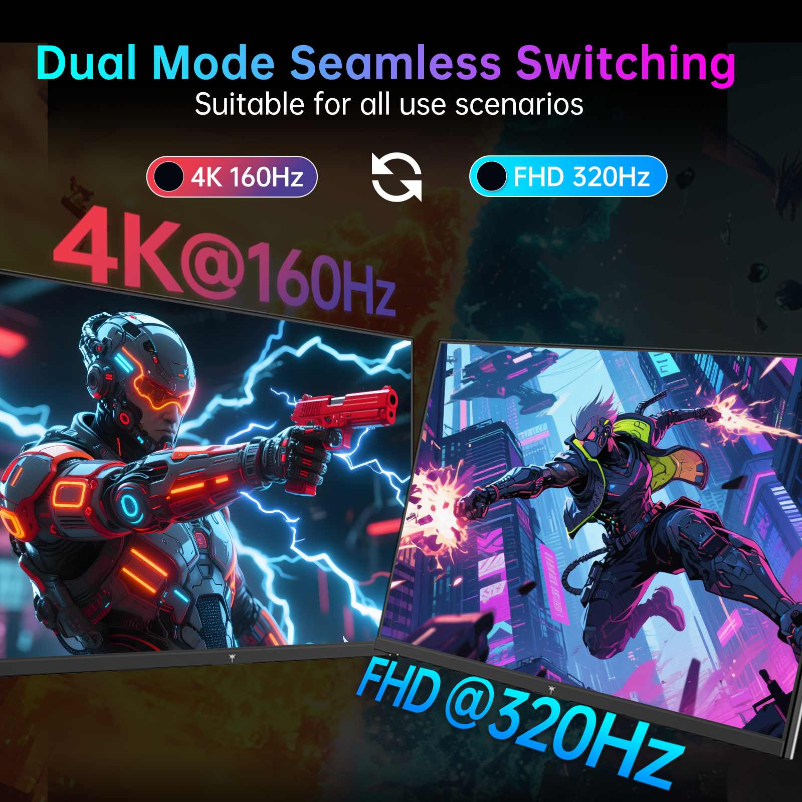KTC Mini LED 27" 4K 160Hz HDR1400 Gaming Monitor | M27P6 - Image 3
