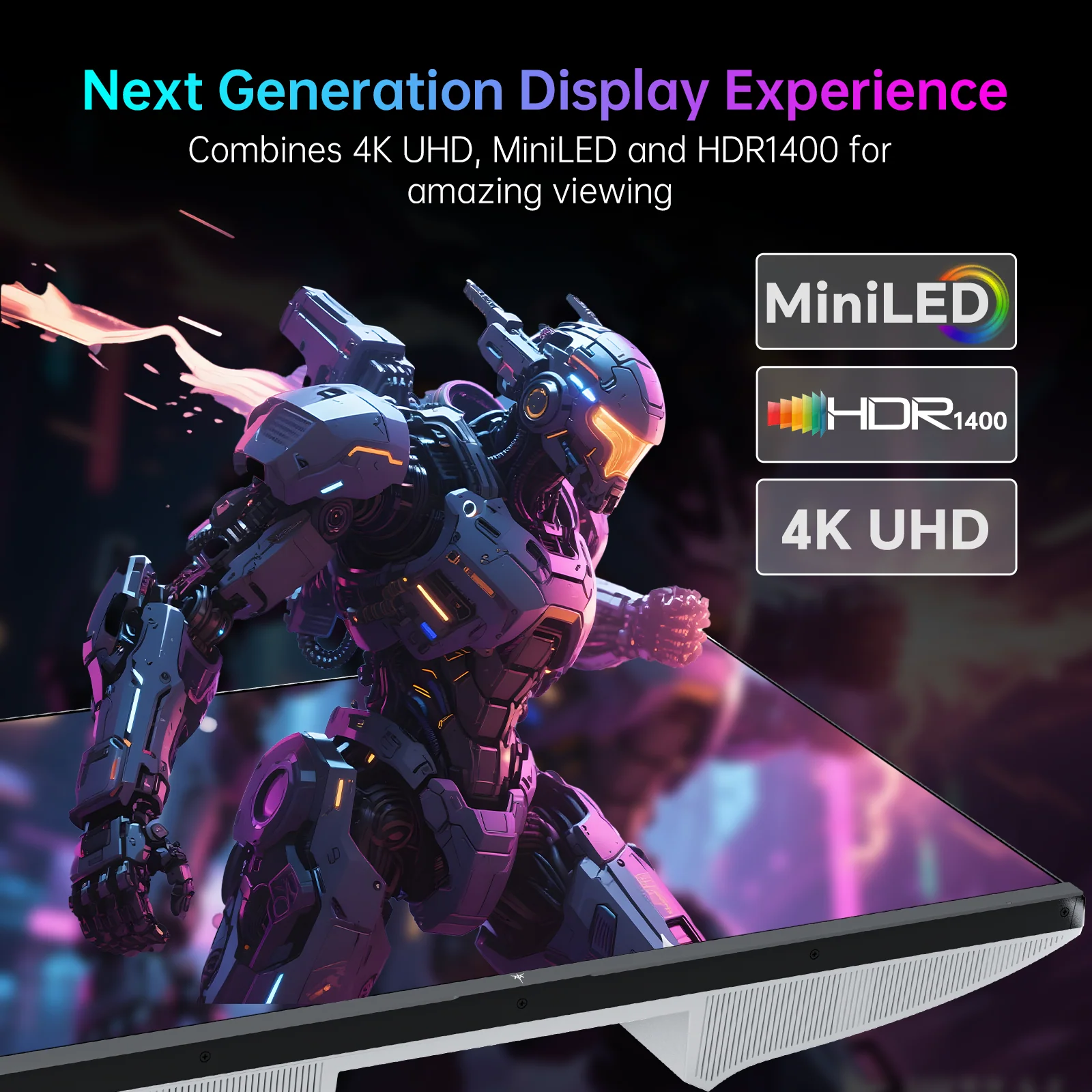 KTC Mini LED 27" 4K 160Hz HDR1400 Gaming Monitor | M27P6 - Image 5