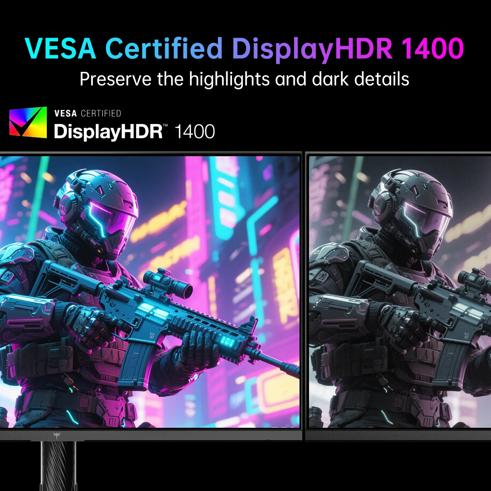KTC Mini LED 27" 4K 160Hz HDR1400 Gaming Monitor | M27P6 - Image 7