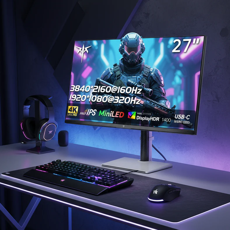 KTC Mini LED 27" 4K 160Hz HDR1400 Gaming Monitor | M27P6 - Image 9