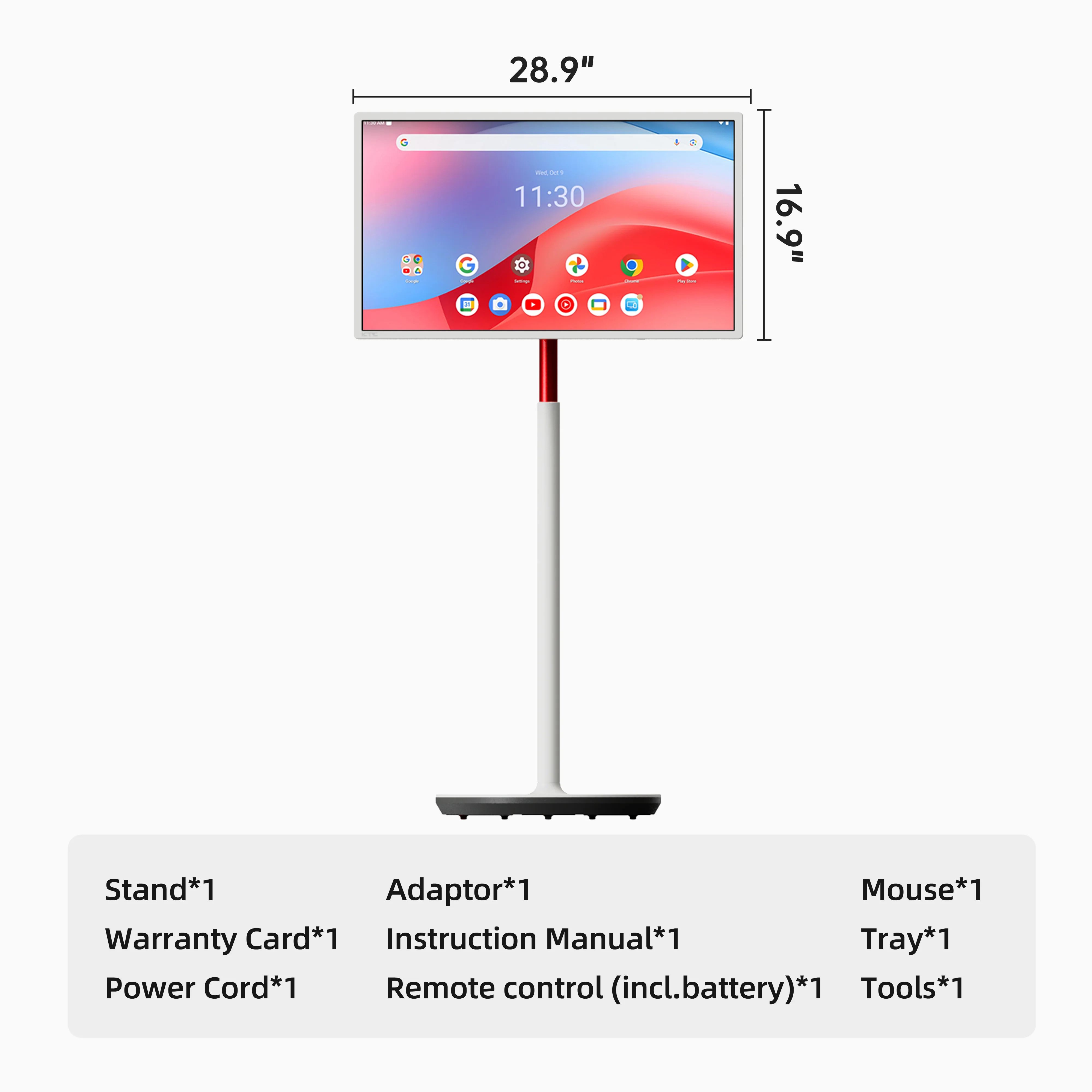 KTC MEGAPAD 32" 4K Android 13 Google EDLA Smart Touch Monitor with 9500mAh Battery - Image 12