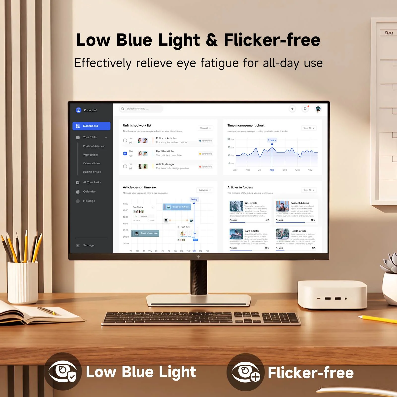 KTC 31.5" 4K UHD 60Hz Home&Office Monitor | H32U6 - Image 4