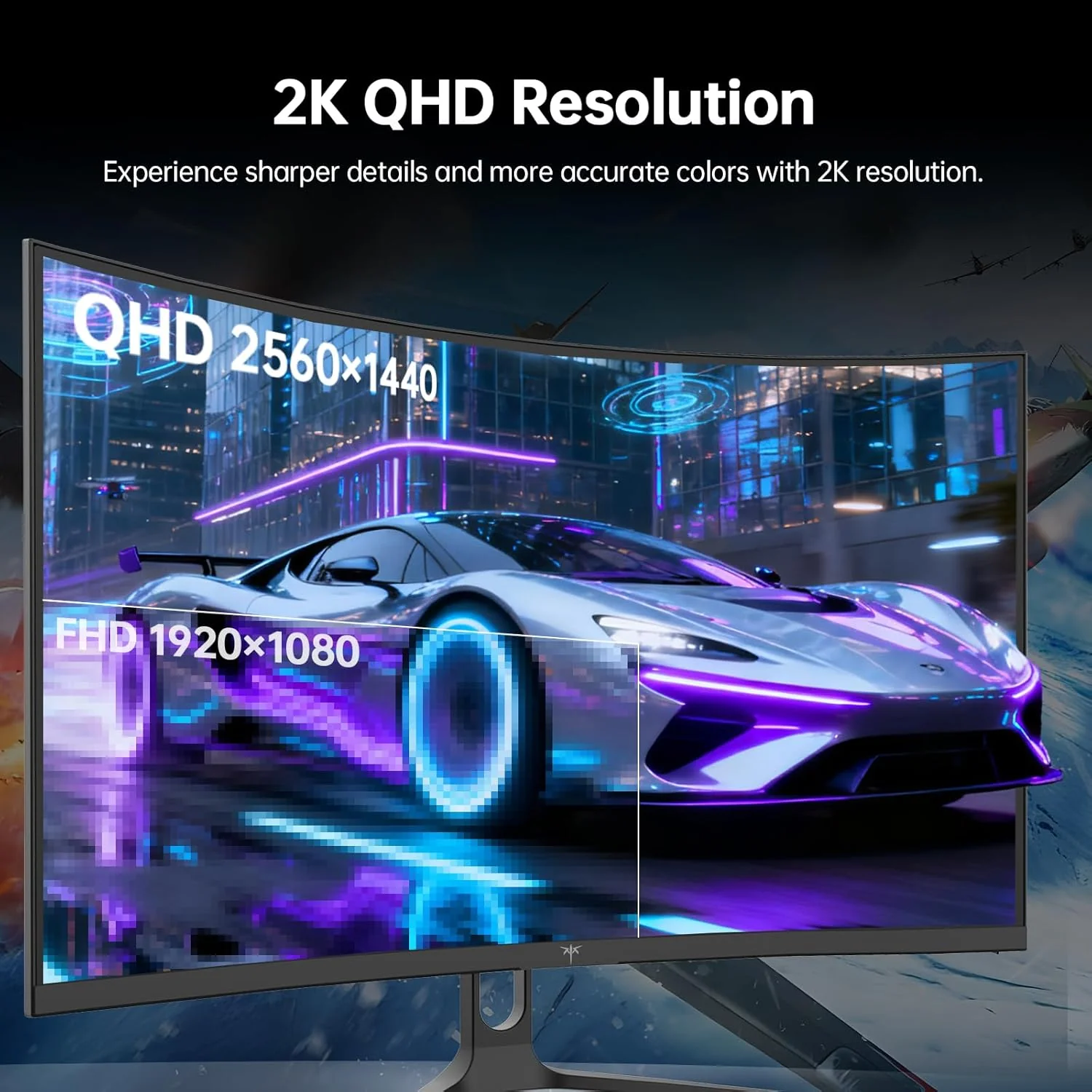 KTC 32" 2K 180Hz 1500R Curved Wall Mount Gaming Monitor | H32S5 - Image 3