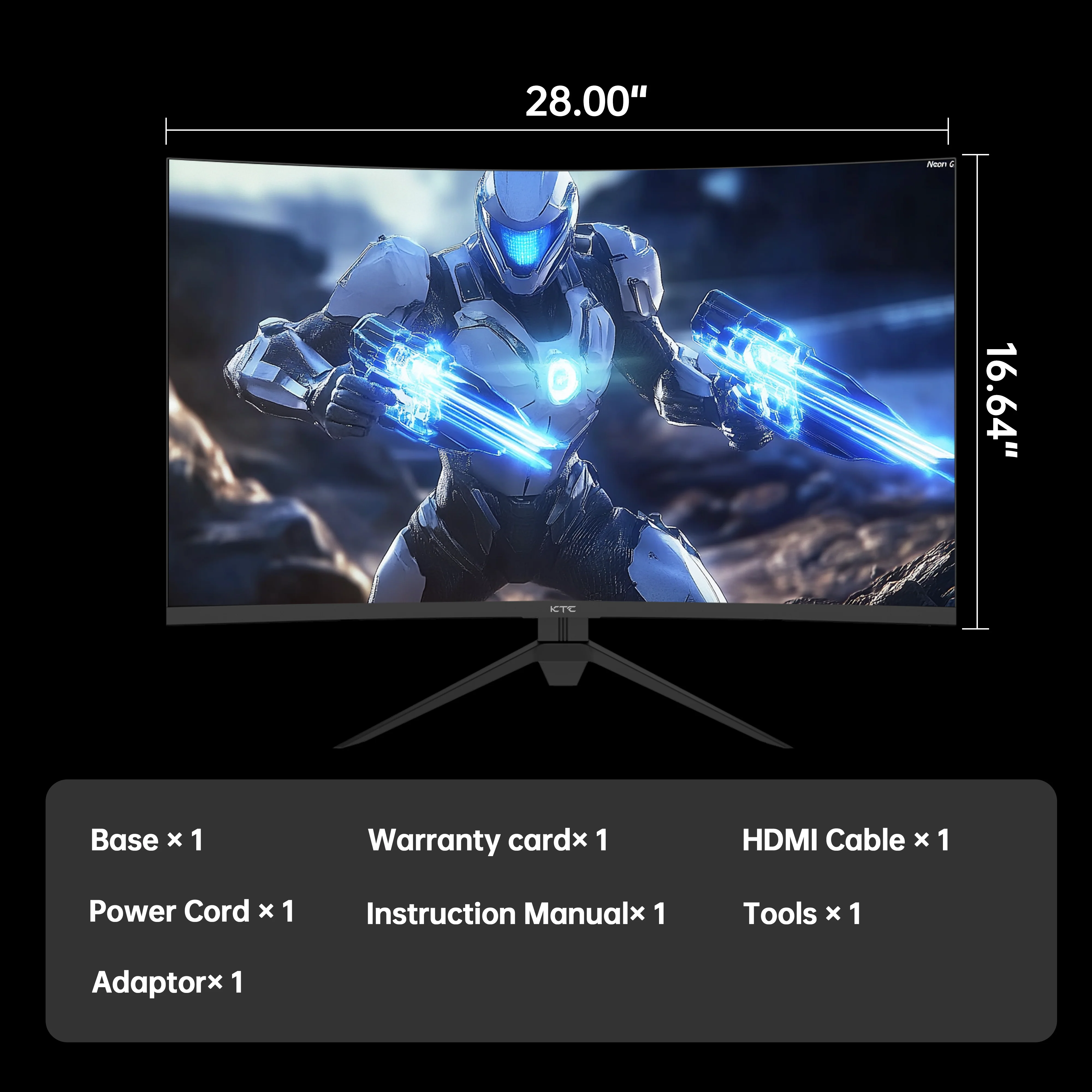 KTC 32" FHD 240Hz/1ms 1500R Curved Gaming Monitor | H32S17F - Image 10