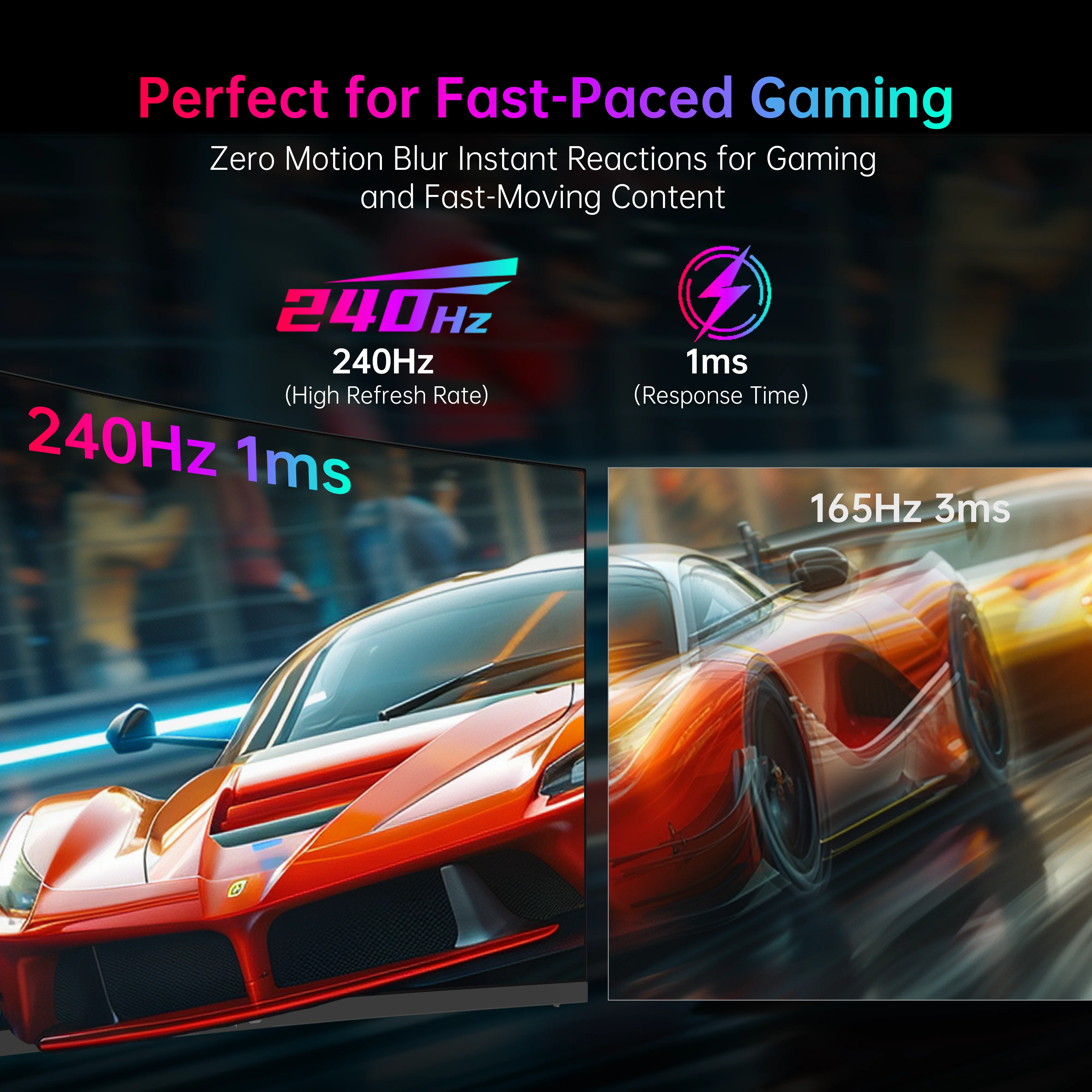KTC 32" FHD 240Hz/1ms 1500R Curved Gaming Monitor | H32S17F - Image 5