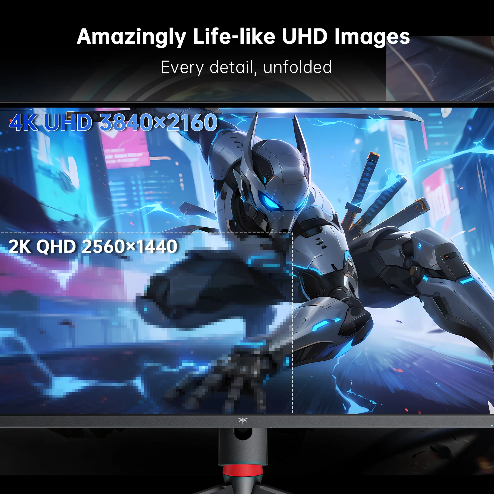 KTC 32" 4K 165Hz Gaming Monitor with Vesa Mount | H32P22P - Image 3