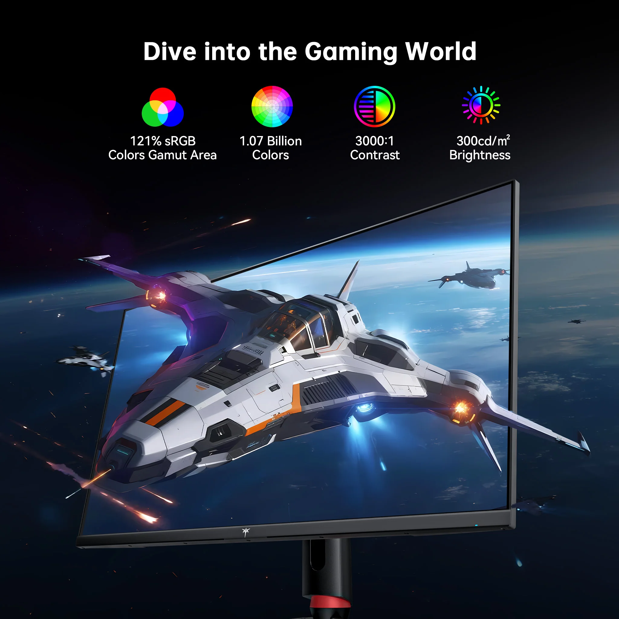 KTC 32" 4K 165Hz Gaming Monitor with Vesa Mount | H32P22P - Image 6