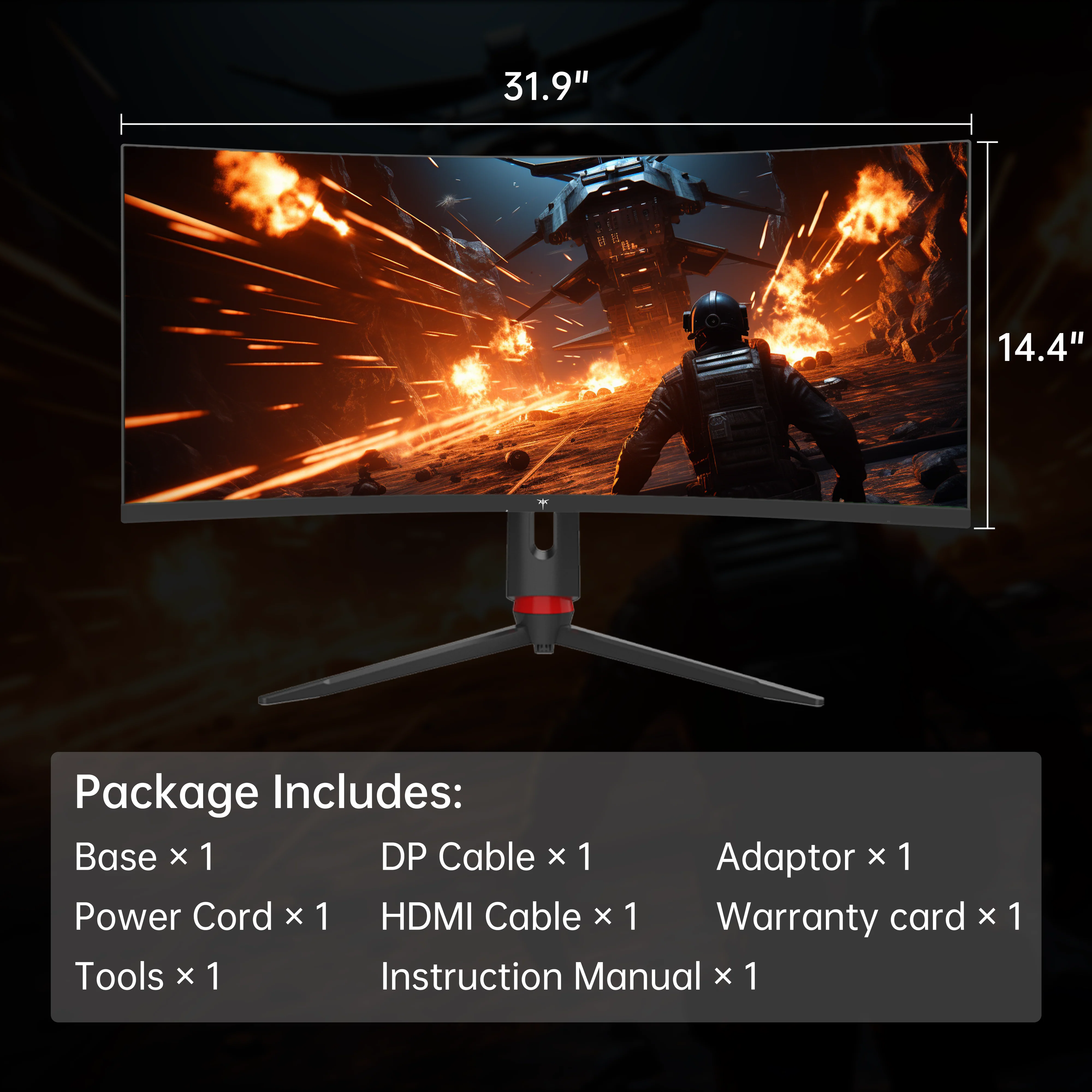 KTC 34" 2K 180Hz/1ms 1500R Curved Gaming Monitor | H34S18S - Image 10