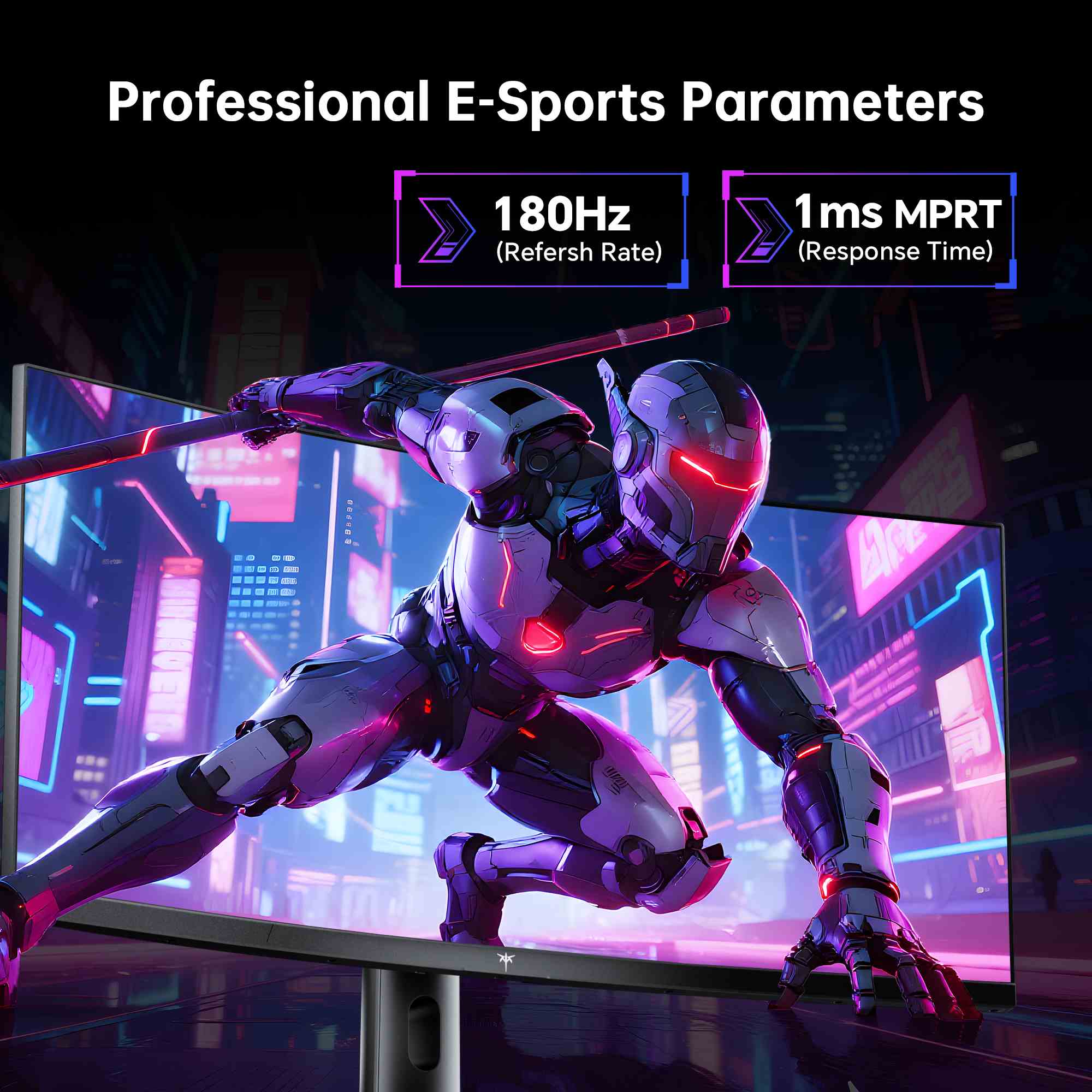 KTC 34" 2K 180Hz/1ms 1500R Curved Gaming Monitor | H34S18S - Image 6