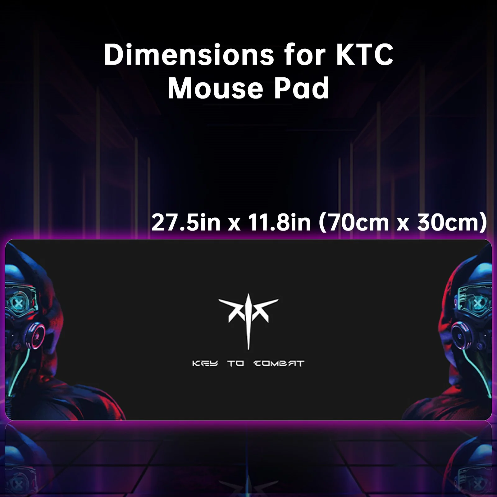 KTC Gaming MousePad with Anti-Slip, Smooth for Pro Gamers - Image 3